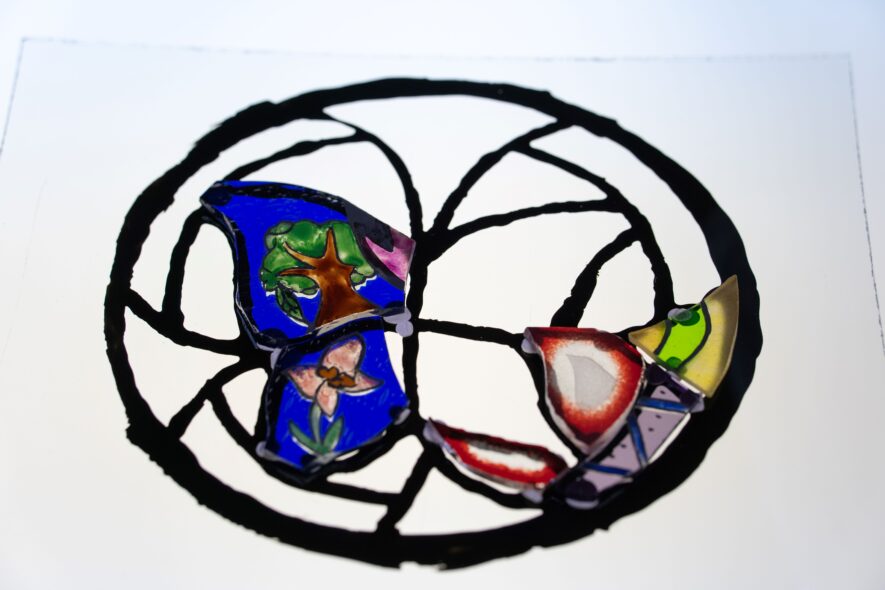 In the making Glassmalerikonkurranse Foto Elisa Kartum 09