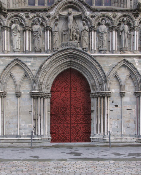 Hovedportal Nidarosdomen utside Hovedportal Nidarosdomen utside