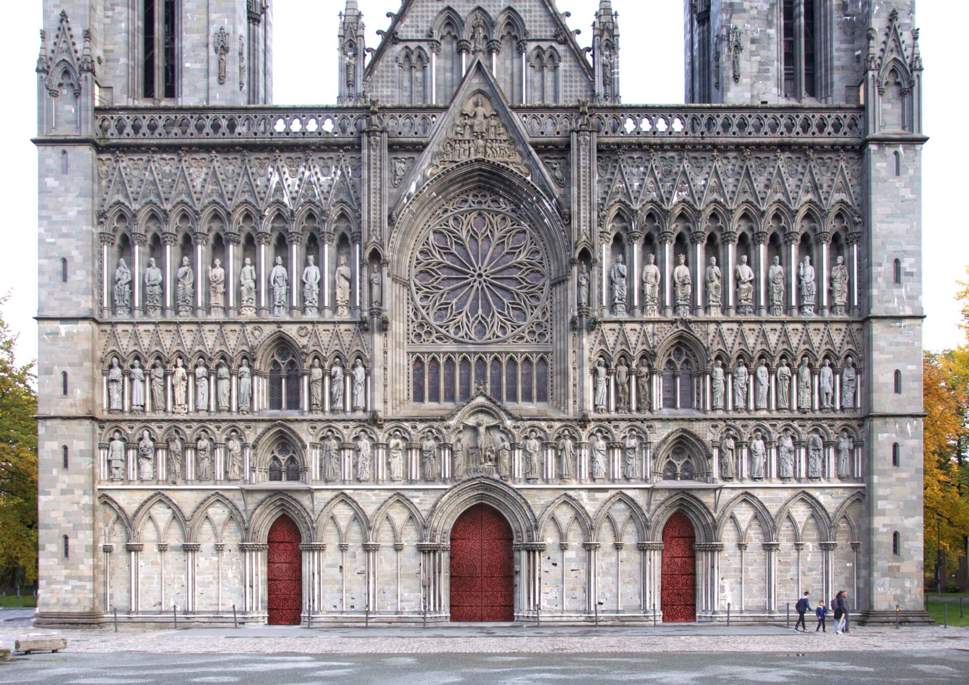 Skisse av Nidarosdomens nye dører